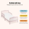 Dream On Me Classic Design Toddler Bed in Pink, Low-to-Floor