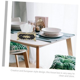 CAXUSD 2pcs Tissue Box Multi-Functional Desktop Napkin Holder Home Decorative Paper Towel Case