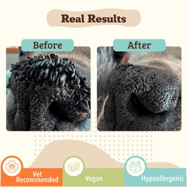 Natural Dog Company Snout Soother, Dog Nose Balm, Wax & Cream for Dry, Cracked Noses, Heals & Moisturizes with Shea Butter & Coconut Oil, Lick-Safe Nose Butter, Made in USA, 1 oz. Tin