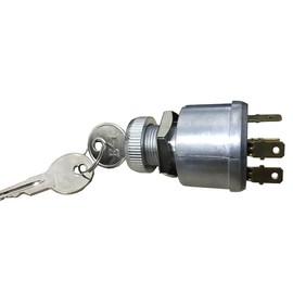 EZGO TXT Ignition Switch with 2 Keys, Four Spade Terminal Key Switch for Use on E-Z-GO G&E All Years | PN#33639-G01