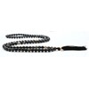 Black Banded Agate Sulemani Hakik Stone Buddhist Prayer Beads Japa