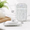 SlowVibes Bling Leakproof Travel Soap Dish with Lid