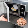 White Egg Poacher, Microwave Egg Boiler Poacher, Microwave Egg Poacher,