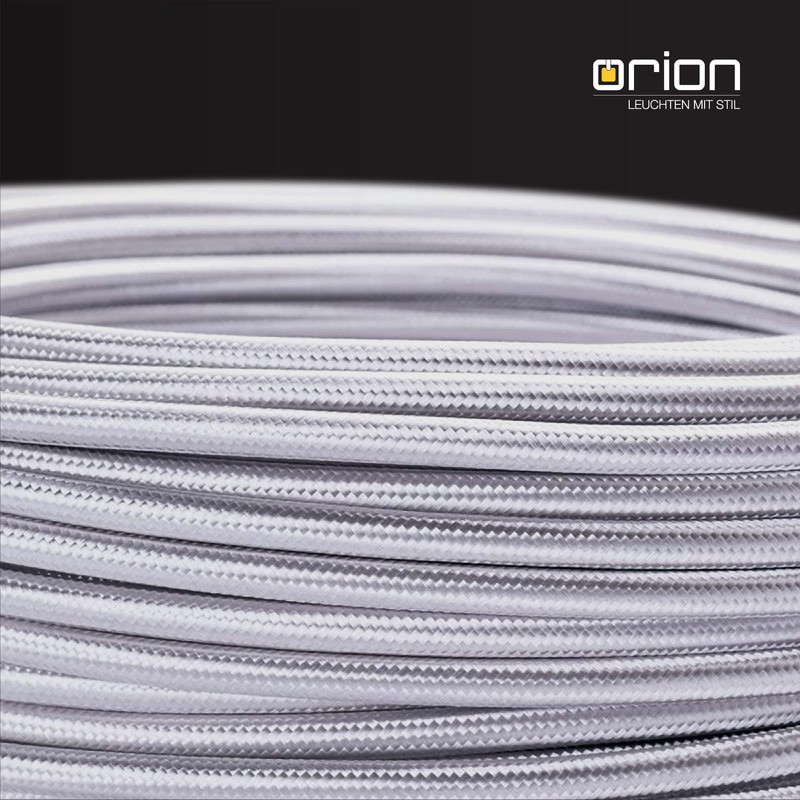 Textile Coated Plastic Cable, Fabric Power Cable, 3-Wire Cable, 3