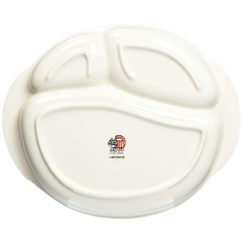 Lisa Larson LL50-308 Children's Plate, Dish, Baby Mikey Pattern (Presentation