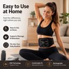 EMS Abdominal Toning Belt for Home Fitness – USB Rechargeable