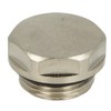 Blanking Plug 1/2 Inch Self-Sealing Nickel-Plated