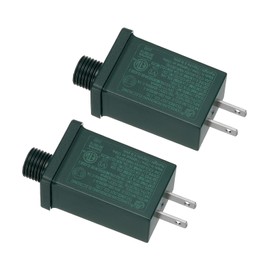 PATIKIL 29V 24W LED Power Supply, 2pcs DC Low Voltage Transformer IP44 LED Driver Replacement Adapter for String Light, Projector Light, Fairy Lights, Green