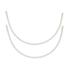 Porcelynne Carbon Steel Replacement Underwire Repair - Nylon Coated - Heavy Gauge Sturdy Wire for Bras - Regular Wire Size 38-1 Pair - See Pictures for Measurements and How to Order