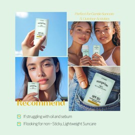 ETUDE Sunprise Mild Airy Finish Sunstick SPF50+ PA++++ Vegan, Non-Greasy, Sebum Control, Matte Finish, Sensitive Skin Friendly, 19g