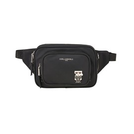 Karl Lagerfeld Paris Voyage Crossbody Black/Silver One Size