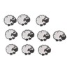 30pcs Cloth Patches Embroidered Iron On Sew On Sheep Shape
