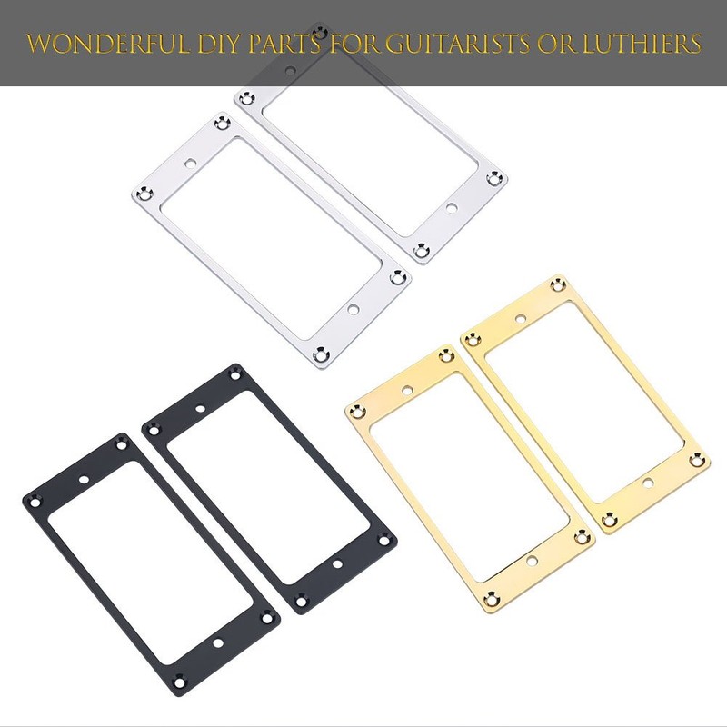Guitar Pickup Frame, Humbucker Pickup Mounting Rings for Electric Guitar,