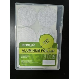 Infinesso 300pcs espresso Foil Lids,63mm