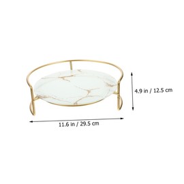 PACKOVE Bathroom Countertop Organizer Stylish Toiletry Storage Rack for Cosmetics Dressing Table Holder Shower Shelf Durable Construction for Home Use