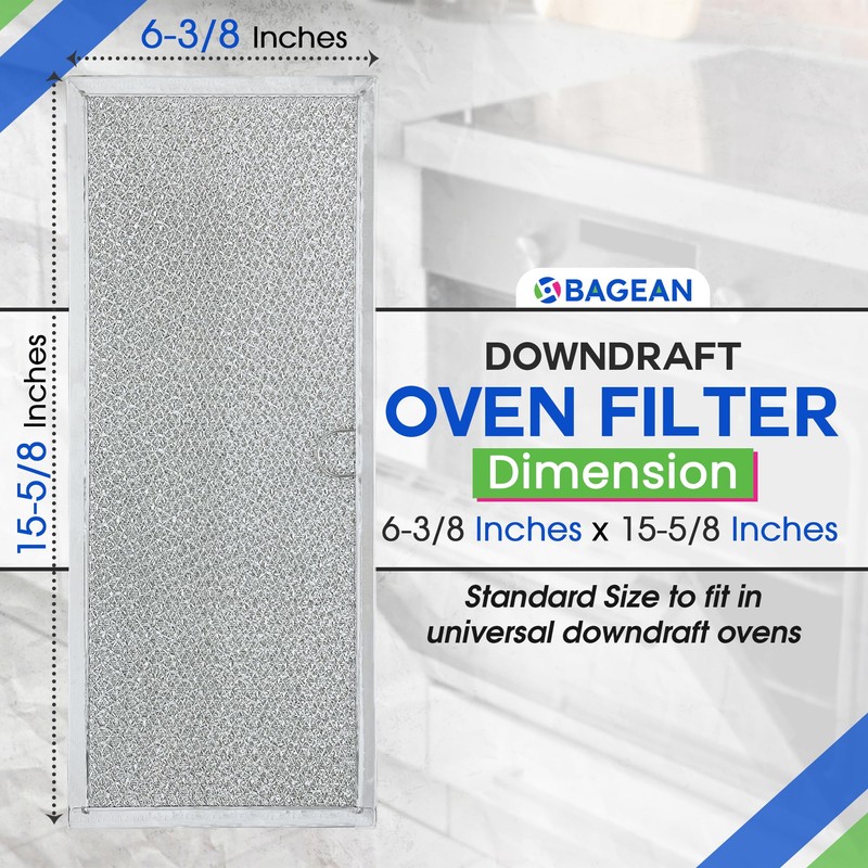 Downdraft Stovetop Filter Replacement for 71002111 Jenn Air Filter Downdraft