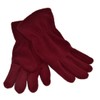 Childs Fleece Gloves, Maroon, Age 9/12