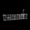 DYNAMI 5 Grids Acrylic Fish Tank Filter Box,External Aquarium Water