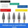 Pack of 5 Tungsten Carbide Nail File Bits, Nail Drill