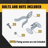 VIVIDA 1-3/8" Wall Mount Latch, Chain Link Fence Flat Back