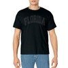 Florida Arched Style Black Text and Outline T-Shirt