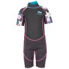 Trespass Girls Short Wetsuit Short with Back Zipper Posie Dark