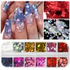 Lifextol 36 Grids Nail Glitter for Nails Art Decoration Kit