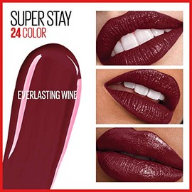Maybelline New York Superstay 24, 2-step Lipcolor, Everlasting Wine 005