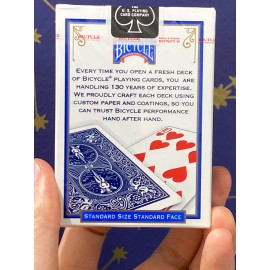 Bicycle Blue Standard Bicycle Rider Back Playing Cards, Magic Tricks, 1 Deck