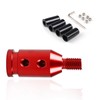 1 Pcs Car Shift Knob Adapter,Universal Aluminum Alloy Shifter Knob