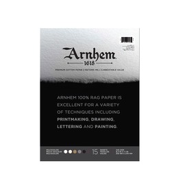 Speedball Arnhem 1618 - Bloc de papel para impresión, 20,3 x 27,4 cm, varios colores, 15 hojas