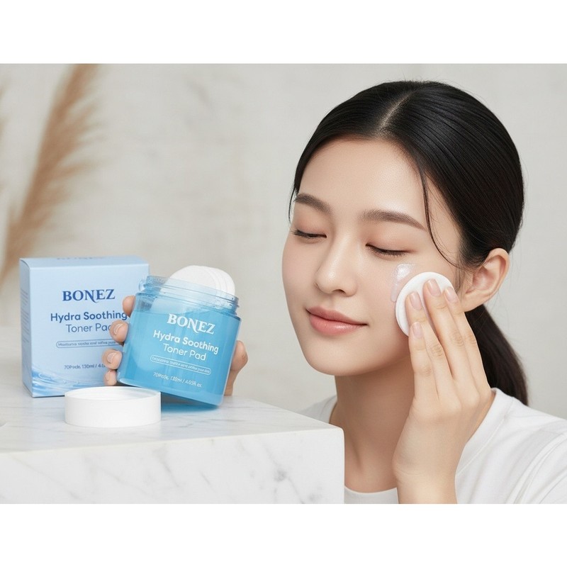 보네즈 하이드라 수딩 토너패드 Bonaez Hydra Soothing Toner Pad