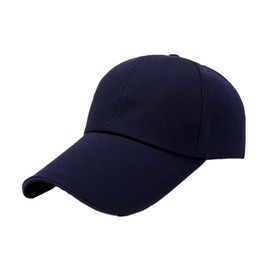 SJTJSPX Baseball Cap Long Peak Sports Unisex UV Protection Summer Hat Men Women Breathable Sun Hat Beach Travel Fishing Golf Snapback Trucker, navy