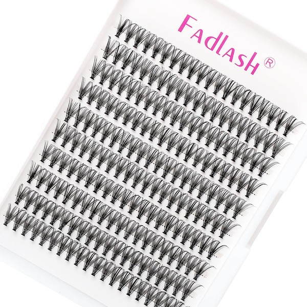 Eyelash Clusters 200pcs Individual Lashes 20D Natural Soft Lash Clusters