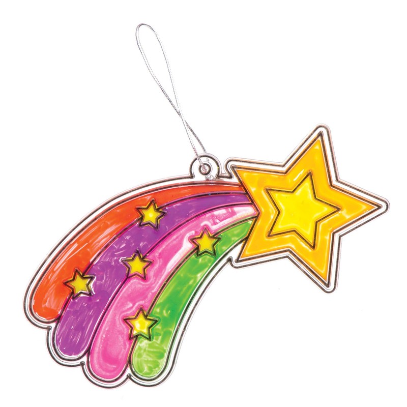 Baker Ross AR384 Unicorn Suncatcher Decorations (Pack of 8)