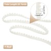 sourcing map 25 Yards Pom Pom Trim Ribbon, 0.5" Wide