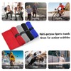 flintronic 4PCS Microfiber Golf Towel 40*40cm Carabiner Clip Waffle Pattern