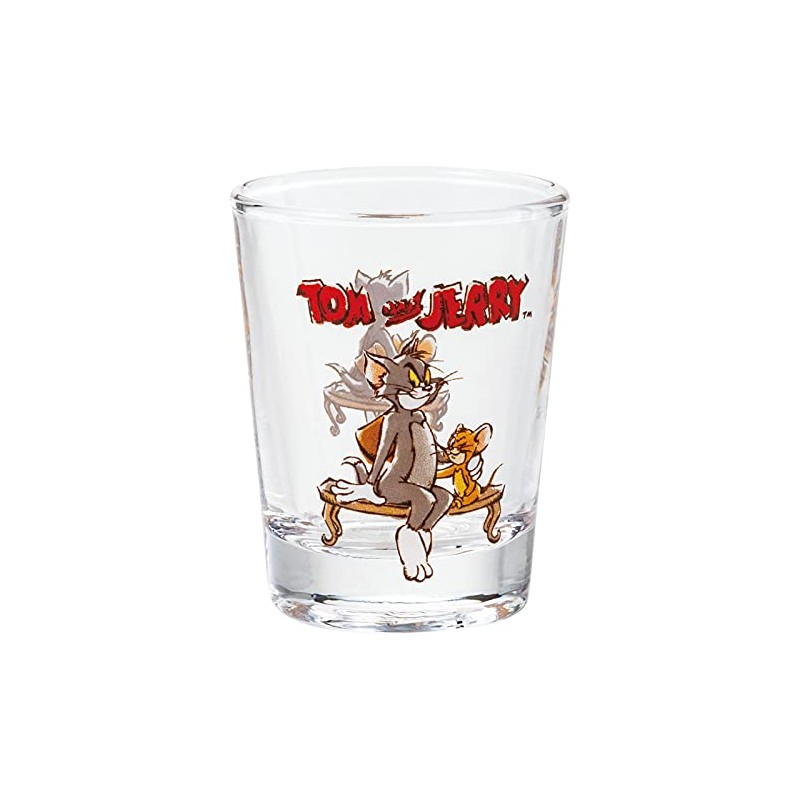 Sunart SAN3653-7 Tom and Jerry Mini Glass, 1.7 fl oz