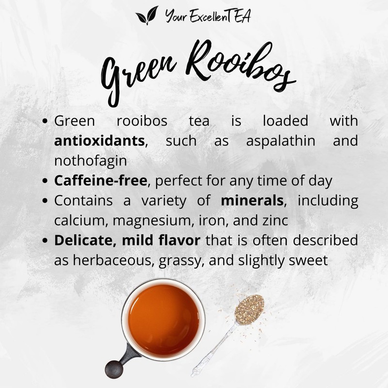 Your ExcellenTEA - Green Rooibos -50g Greenbosh Herbal Tea Loose