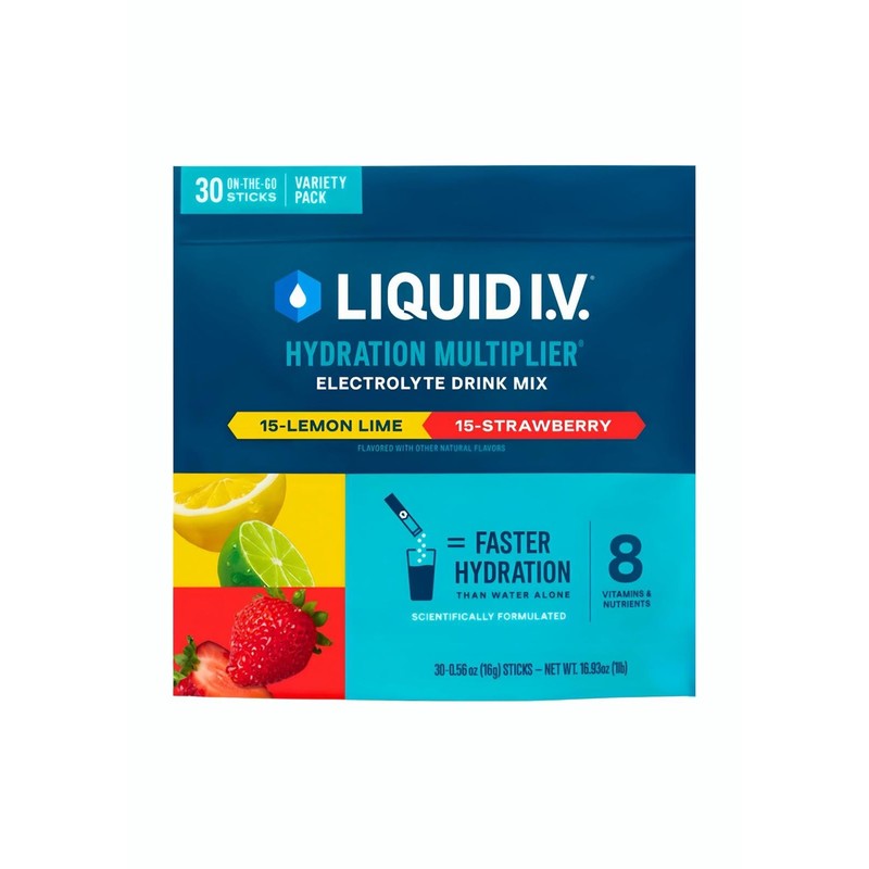 Liquid I.V. Hydration Multiplier Electrolyte Drink Mix, Variety, 0.56 Oz,