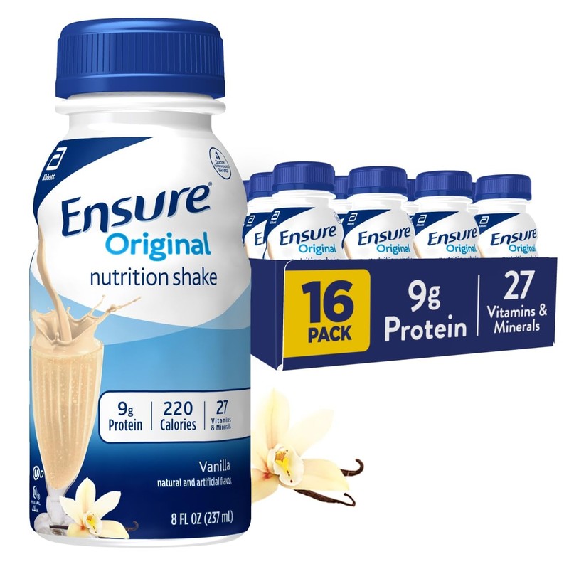 Ensure Original Nutrition Shake, Vanilla, 8 Ounces, 16 Count