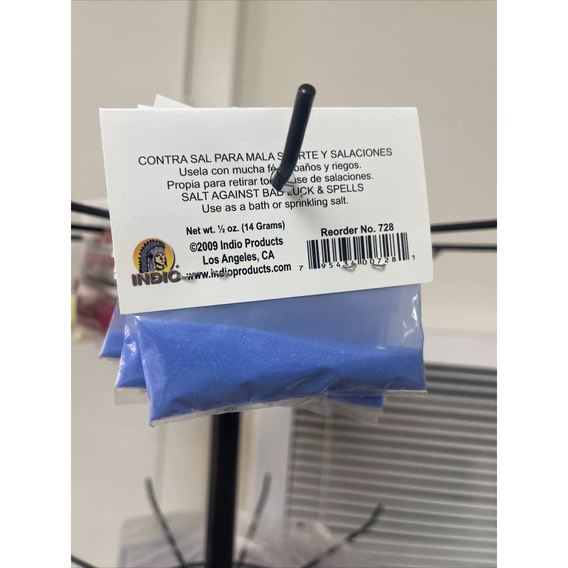 Contra Sal Azul Para Retirar / Salt Against Bad Luck