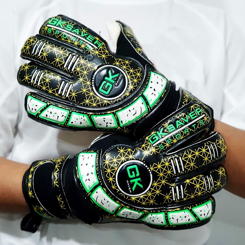 GK Saver Kids Goalkeeper Gloves with Anti-Slip Palm - Soccer