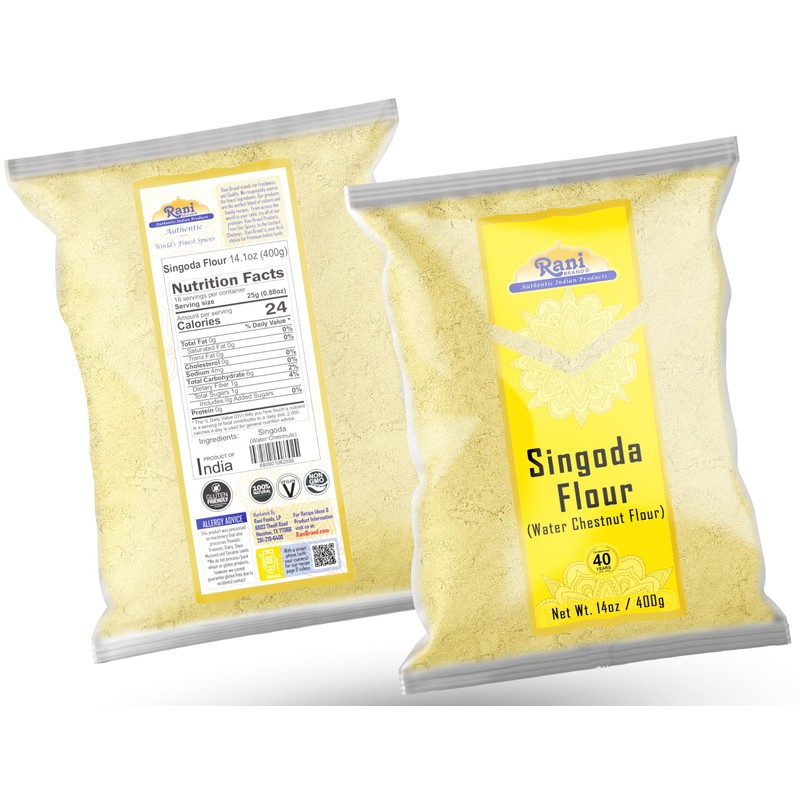 Rani Singoda Flour (Chetsnut Flour) 14oz (400g) ~ All Natural