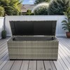 Extra Large Deck Box - 113 Gallon Wicker Patio Storage
