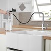 Kitchen Faucets with Pull Down Sprayer,Waterfall Kitchen Sink Faucet,Commercial Utility