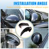LLKUANG Car Rearview Mirror Cap Decoration Cover for Alfa Romeo