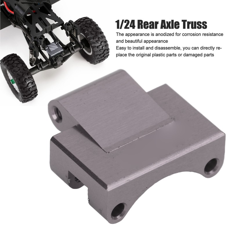 RC Rear Axle Truss CNC Machining Rustproof Aluminum Alloy Rear