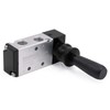 Baomain Pneumatic Solenoid Valve Manual Control Push-Pull, 4H210-08 PT 1/4"