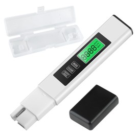 kclkda 4 in 1 TDS Meter Digital Water Tester, Water Test Meter with Transparent Box, Accurate TDS EC and Temperature (℃/℉) Meter, LCD Digital Screen Water Quality Tester for Drinking Tap Well Aquarium